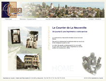 Tablet Screenshot of imprimerieducourrier.ch